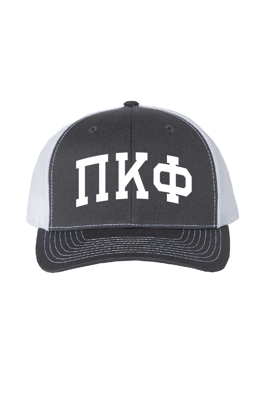 Charcoal and White Hat
