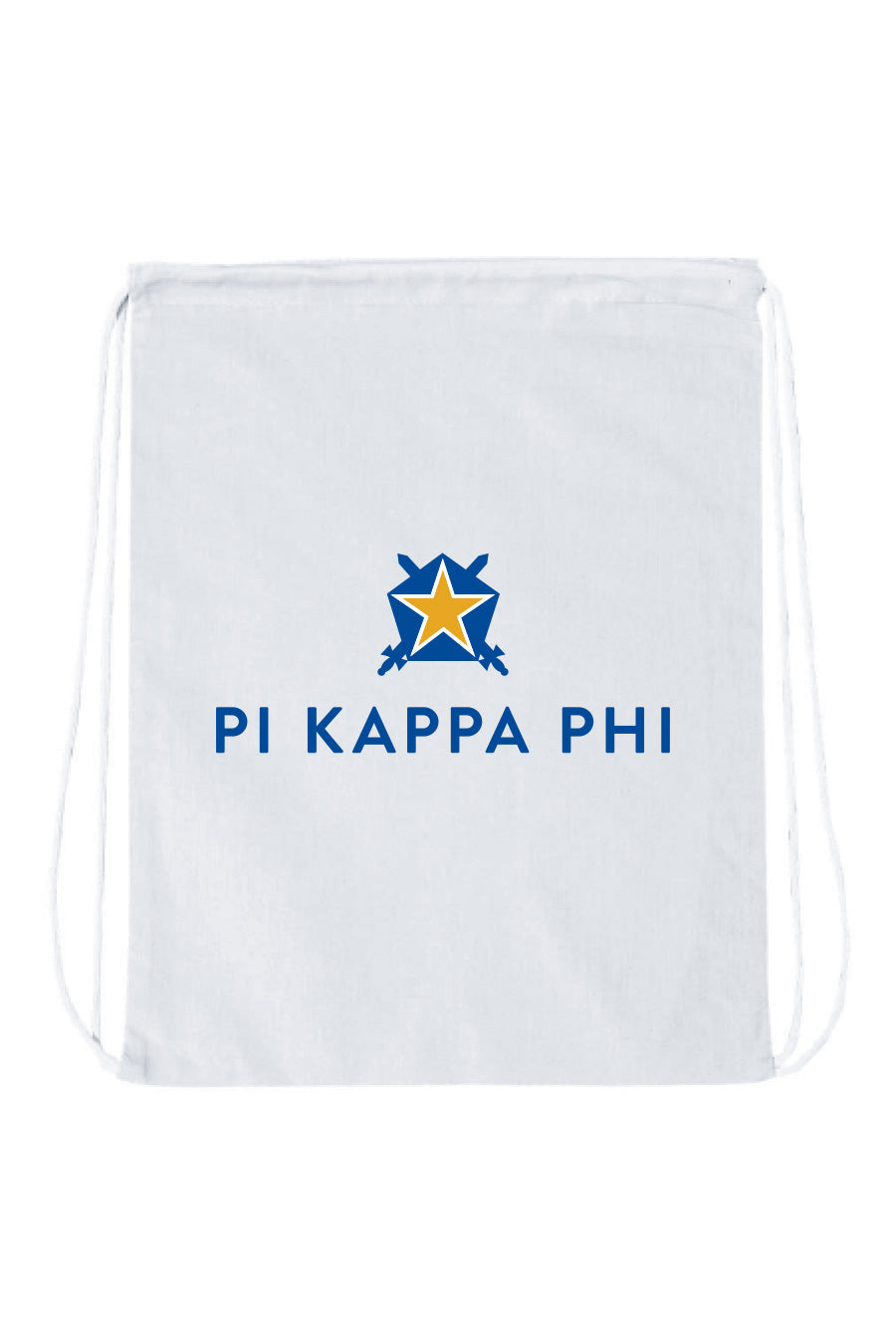Star Shield Drawstring Bag