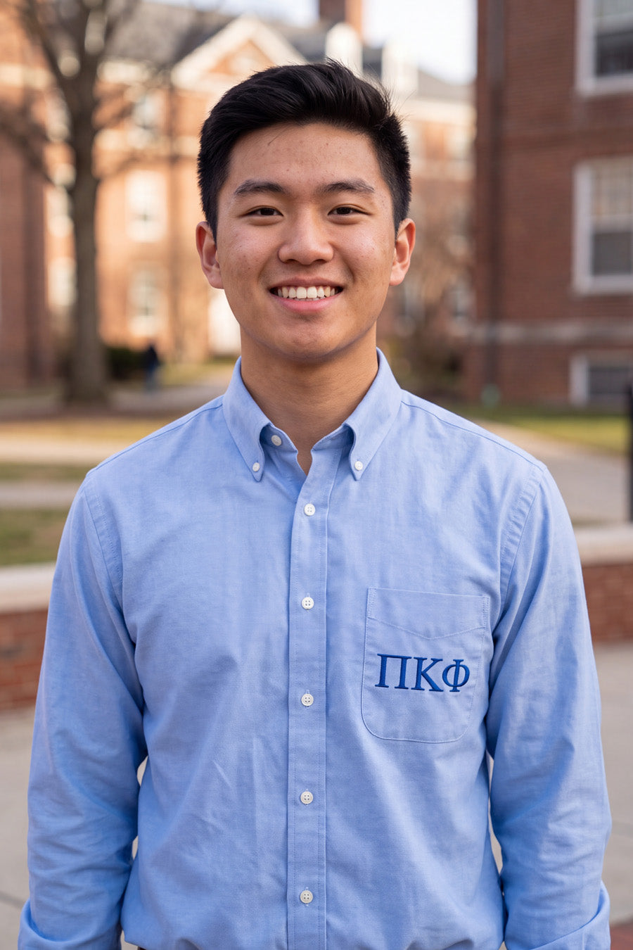 Blue Oxford