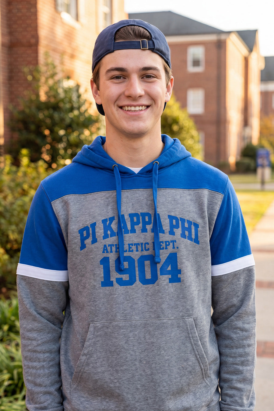 True Royal Color Block Hoodie