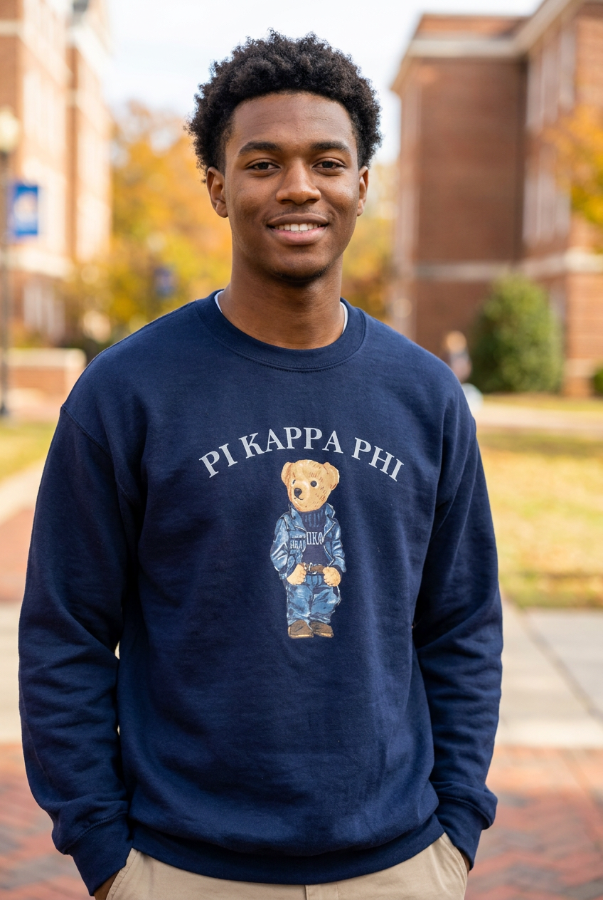 Navy Paddington Crewneck
